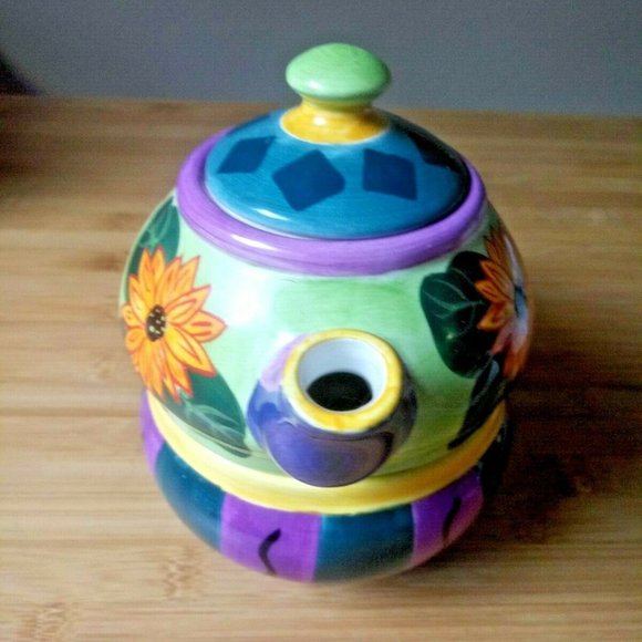 Milson & Louis Tea For One Teapot Hand Painted - Picture 2 of 8